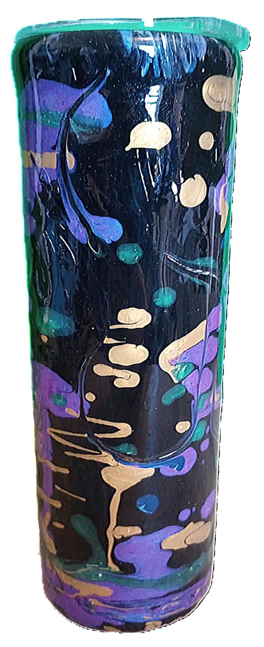 paint pour tumbler 11